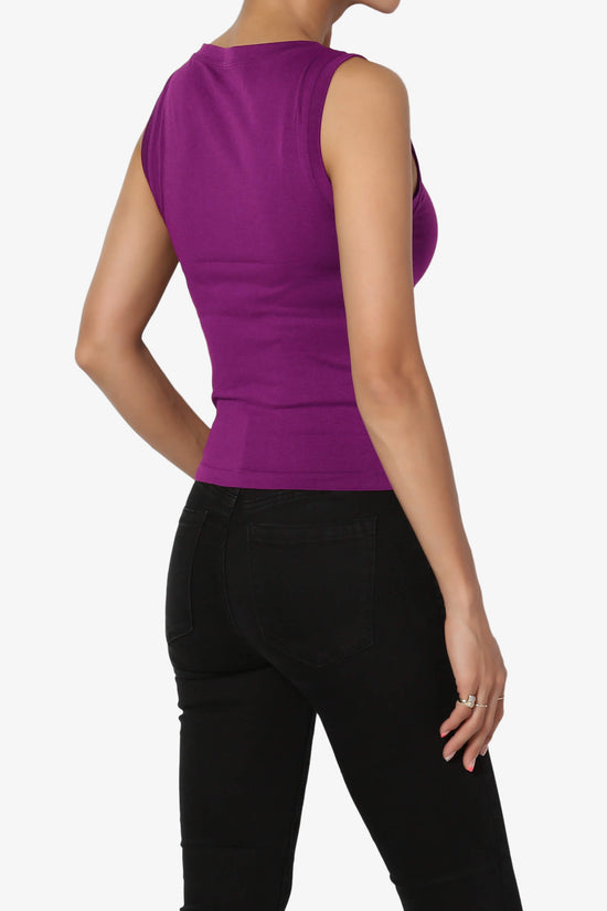 Aika Seamless Crop Tank Top LIGHT PLUM_4
