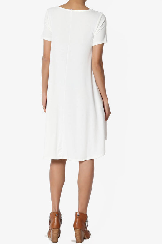 Amella Strappy Scoop Neck Pocket Dress IVORY_2