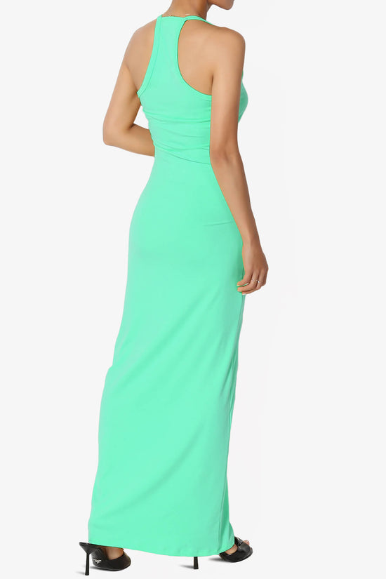 Berlin Stretch Silky Knit Cami Maxi Dress MINT_4