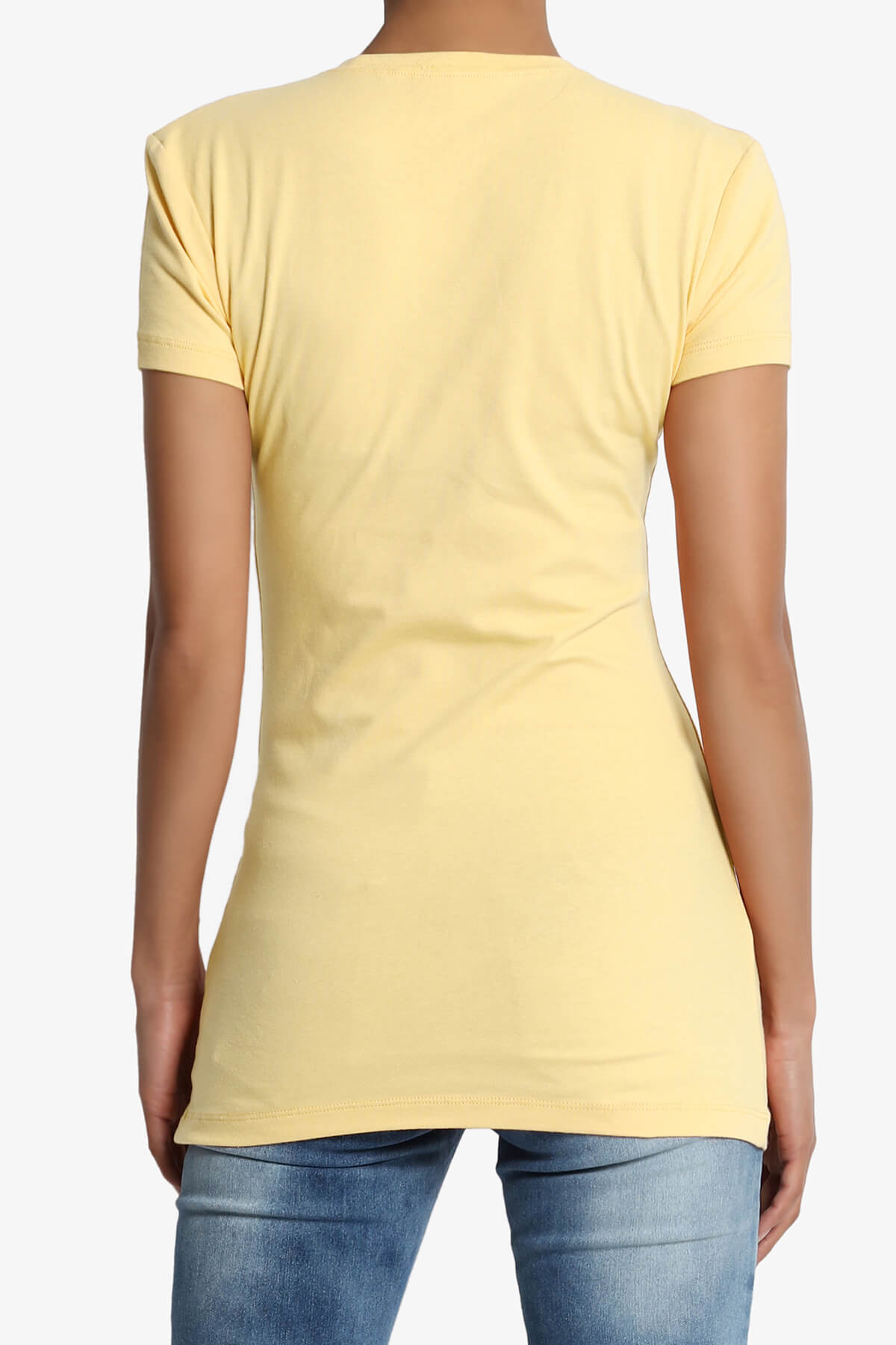 Candela Crew Neck Short Sleeve T-Shirts BANANA_2