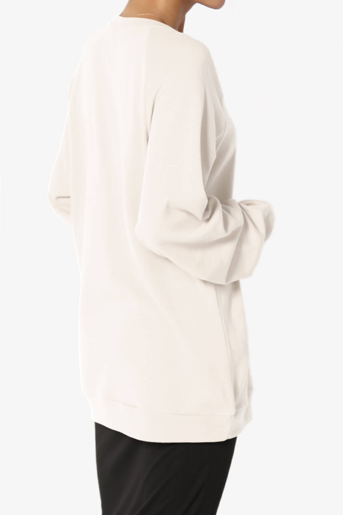 Carlene Cotton Raglan Sleeve Pullover Top CREAM_4