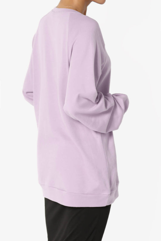 Carlene Cotton Raglan Sleeve Pullover Top DUSTY LAVENDER_4
