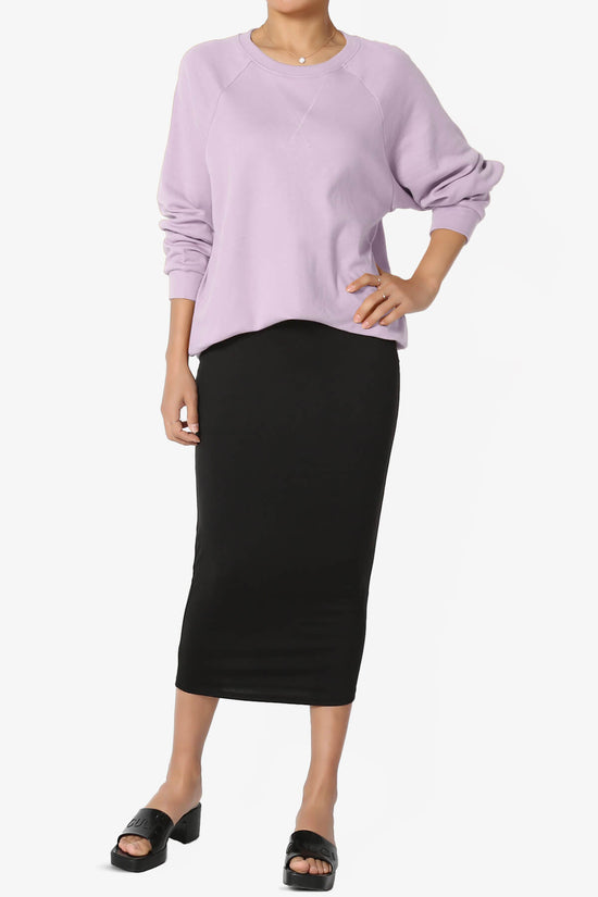 Carlene Cotton Raglan Sleeve Pullover Top DUSTY LAVENDER_6