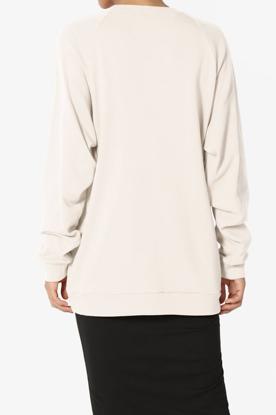 Carlene Cotton Raglan Sleeve Pullover Top PLUS