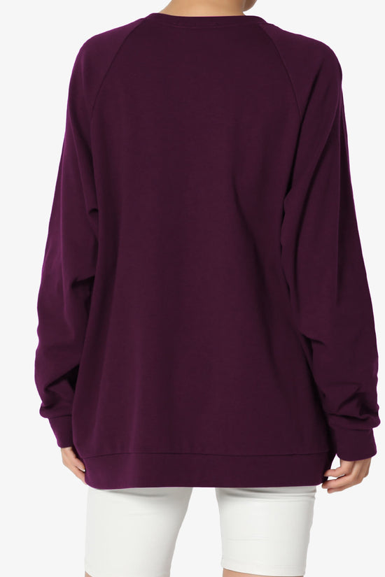 Carlene Cotton Raglan Sleeve Pullover Top