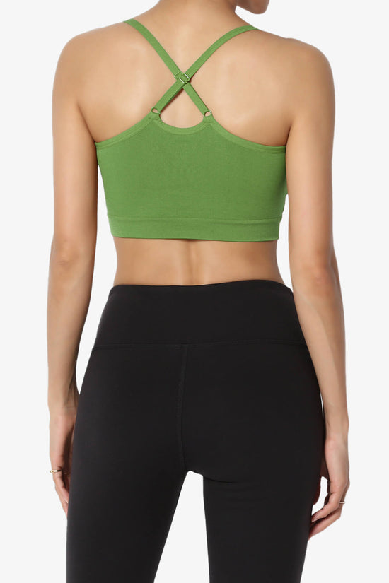 Dassie Padded Cross Back Bra Top KIWI_2