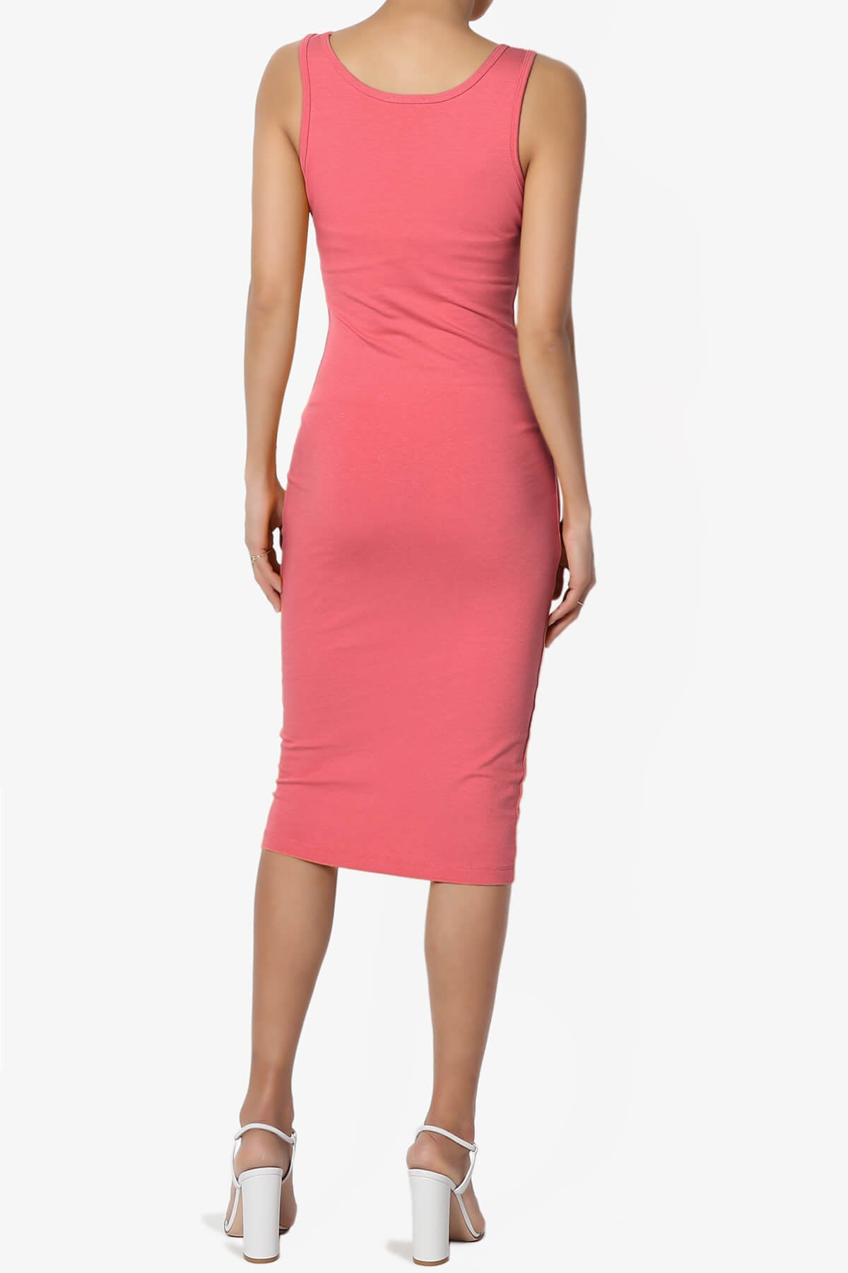 Fontella Sleeveless Bodycon Midi Dress ROSE_2