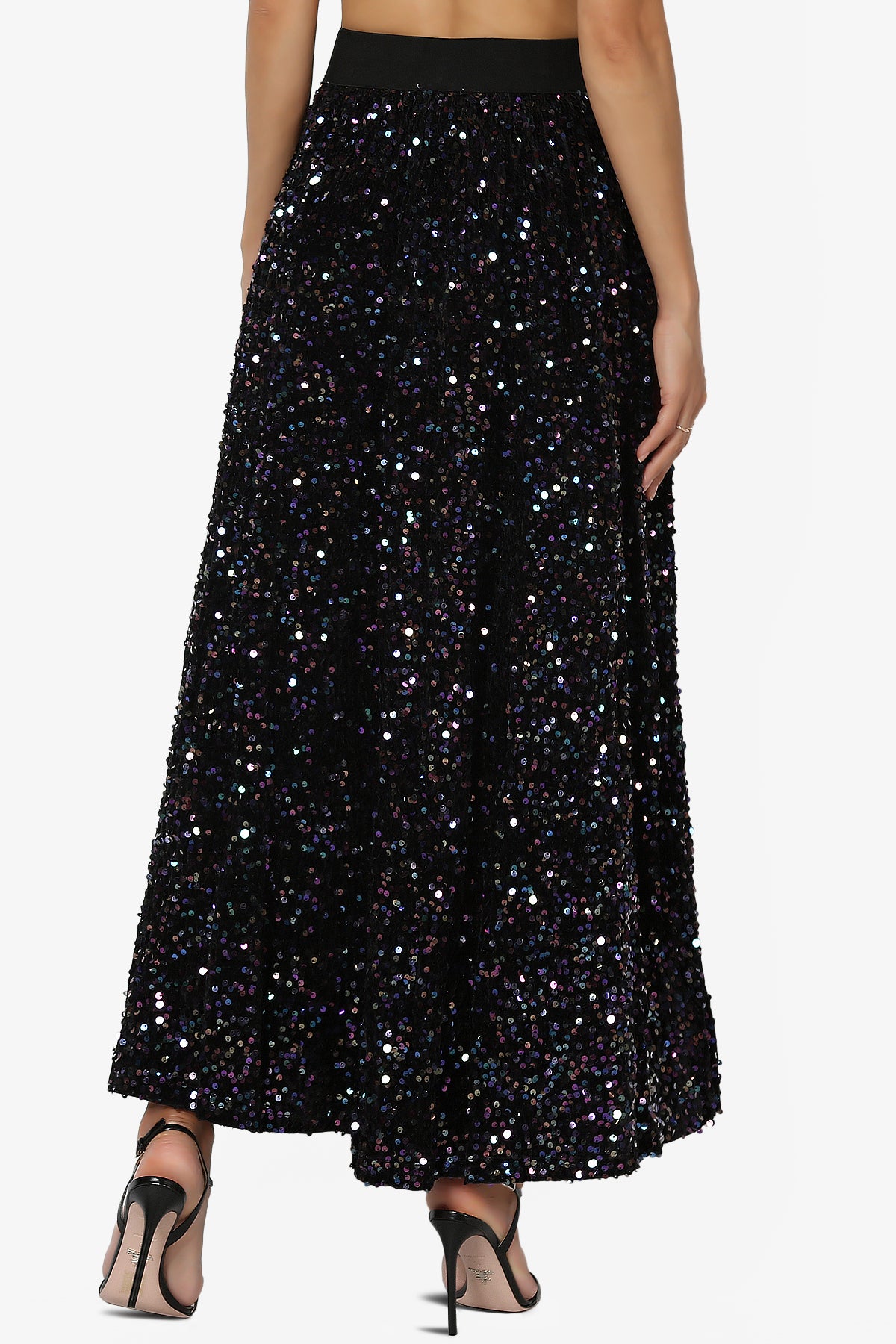Ulyana Sequin A-Line Maxi Skirt