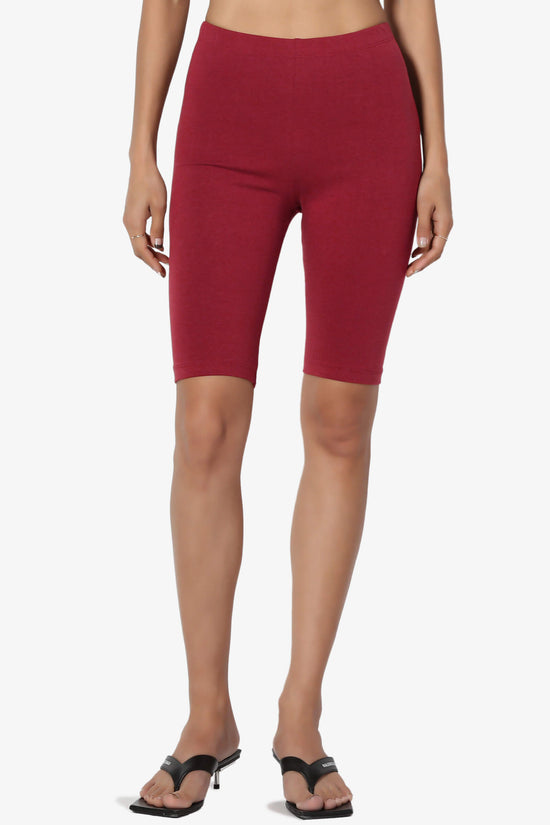 Kite Cotton Bermuda Short Leggings BURGUNDY_1