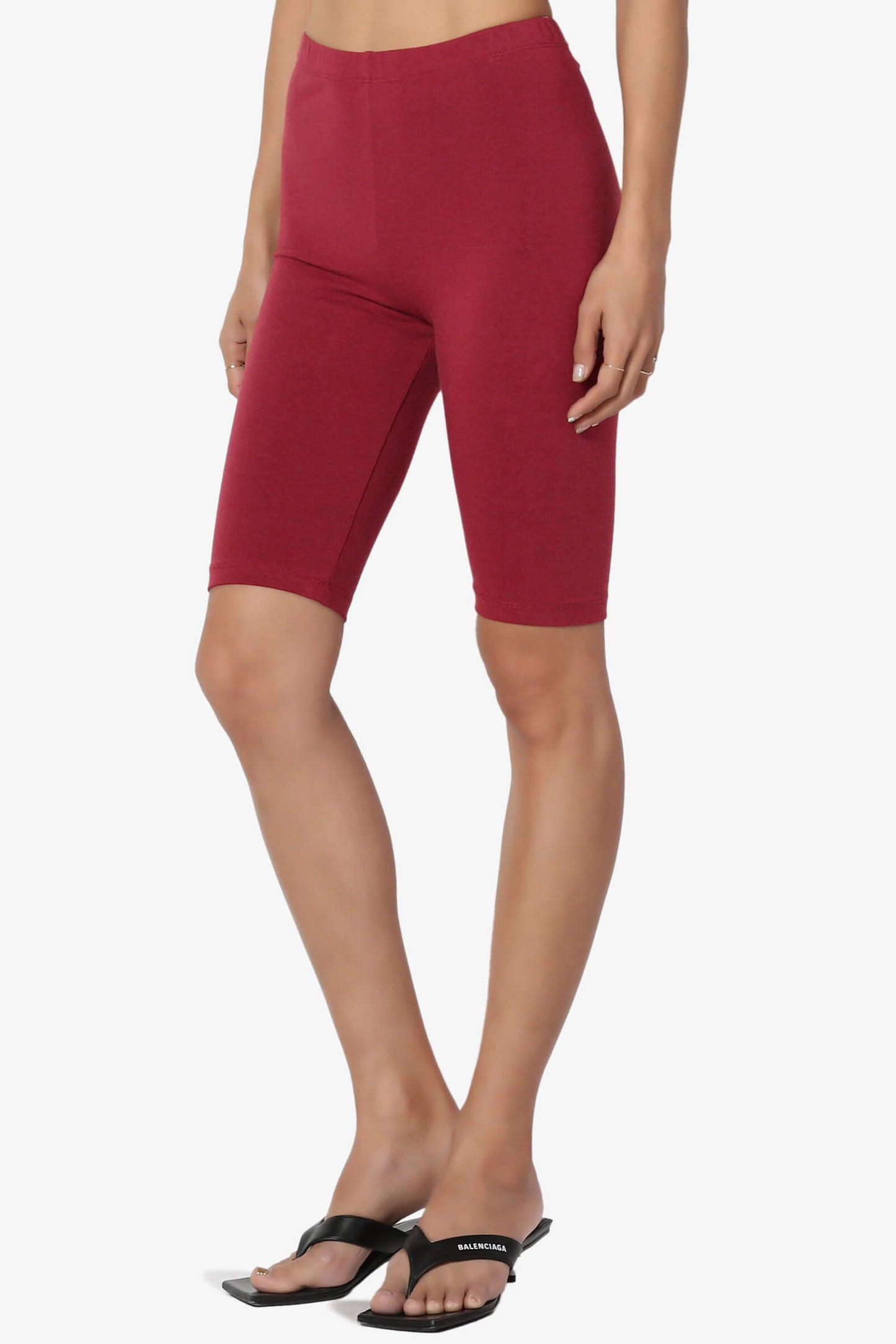 Kite Cotton Bermuda Short Leggings BURGUNDY_3