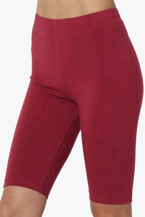 Kite Cotton Bermuda Short Leggings BURGUNDY_5