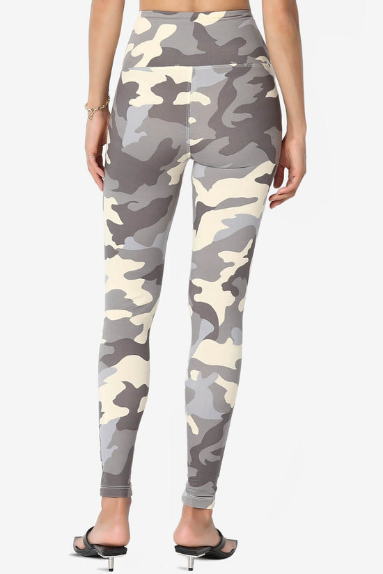 Lafayette Camo High Waist Microfiber Leggings GREY_2