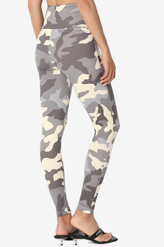 Lafayette Camo High Waist Microfiber Leggings GREY_4