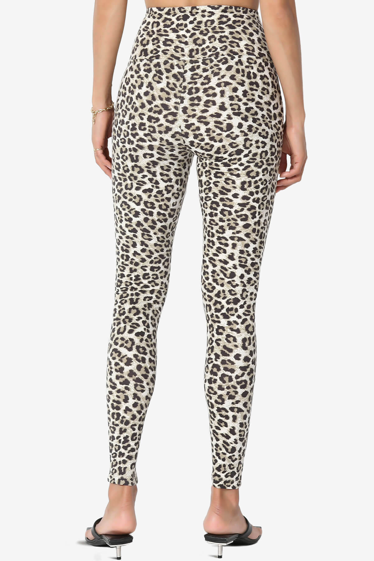 Lafayette Leopard High Waist Microfiber Leggings OLIVE_2