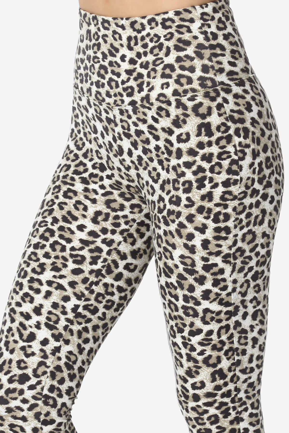 Lafayette Leopard High Waist Microfiber Leggings OLIVE_5