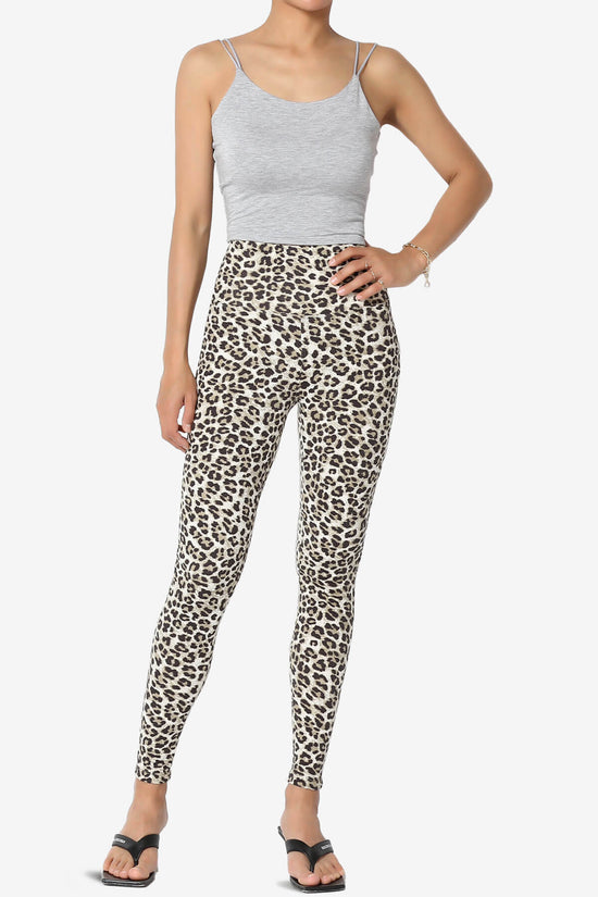 Lafayette Leopard High Waist Microfiber Leggings OLIVE_6