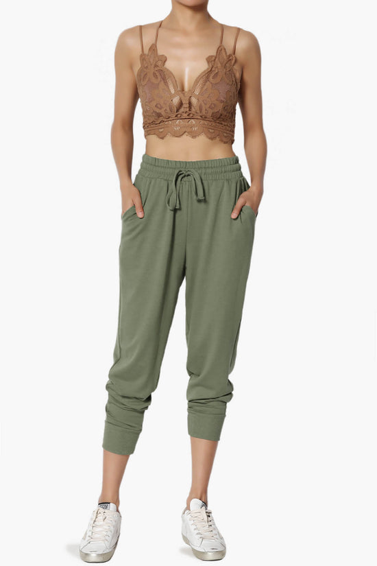 Lanette Drawstring Jersey Jogger Pants DUSTY OLIVE_6