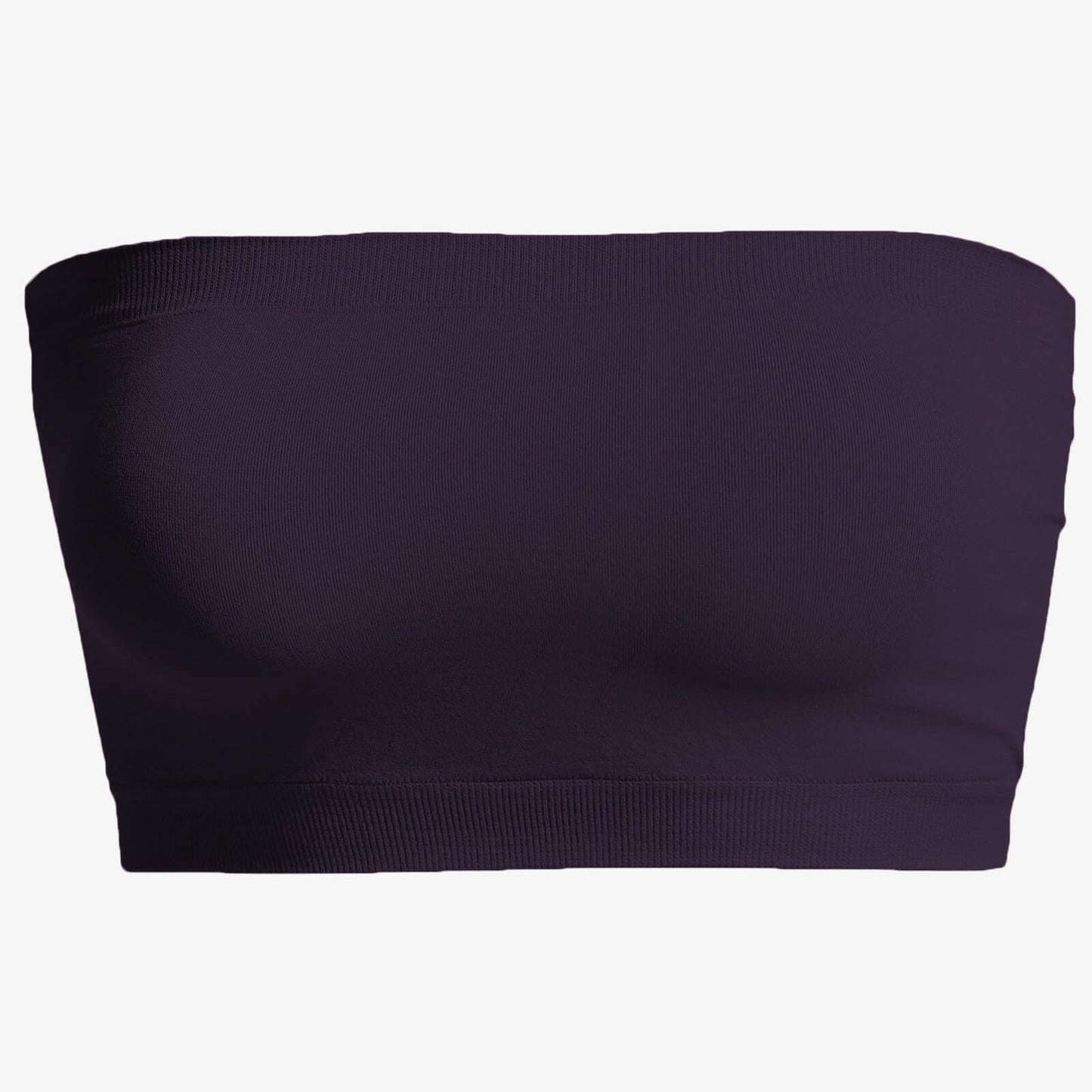 Ludlow Seamless Bandeau Bra Top DARK PURPLE_1