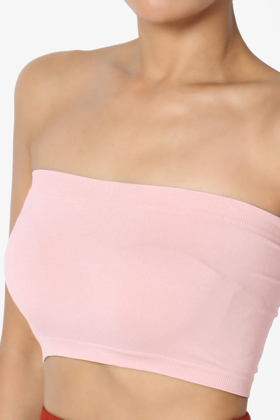 Ludlow Seamless Bandeau Bra Top DUSTY PINK_5