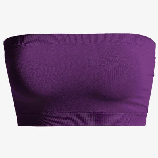 Ludlow Seamless Bandeau Bra Top PURPLE_1
