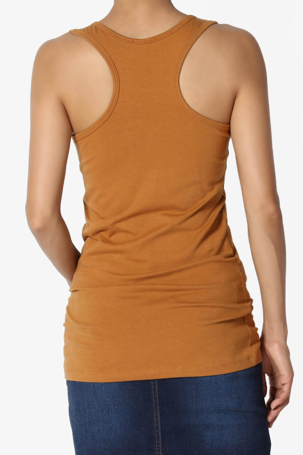Marnie Racerback Tank Top ALMOND_2