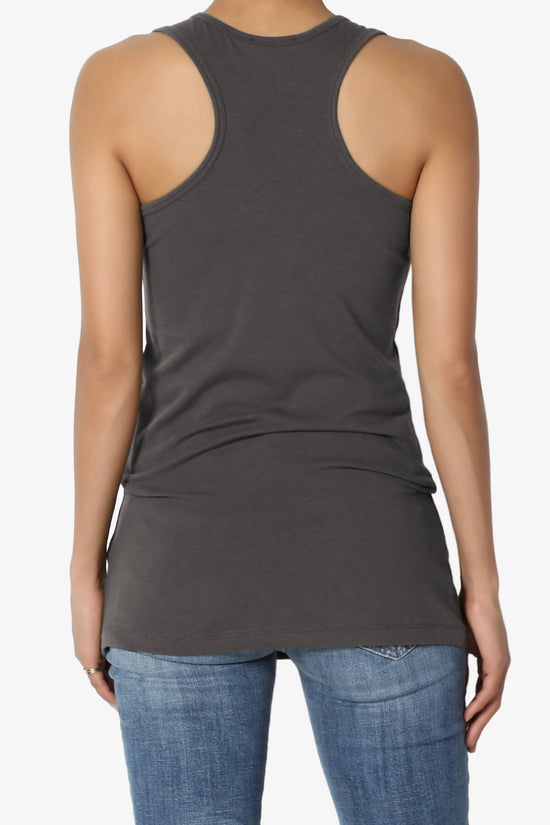 Marnie Racerback Tank Top ASH GREY_2