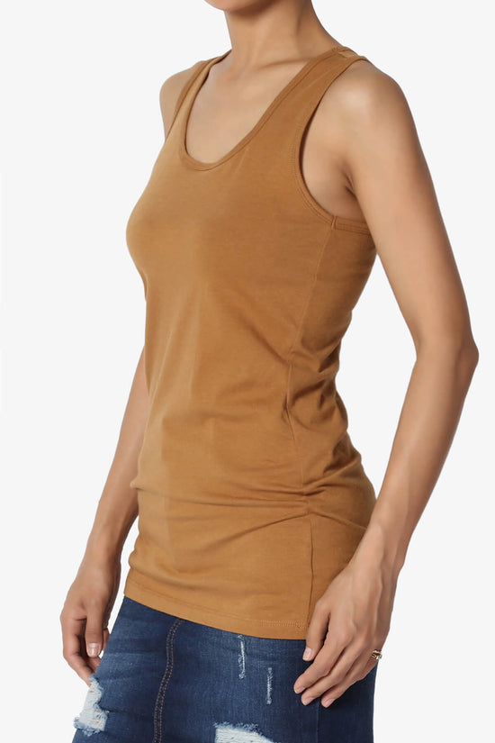 Marnie Racerback Tank Top COFFEE_3