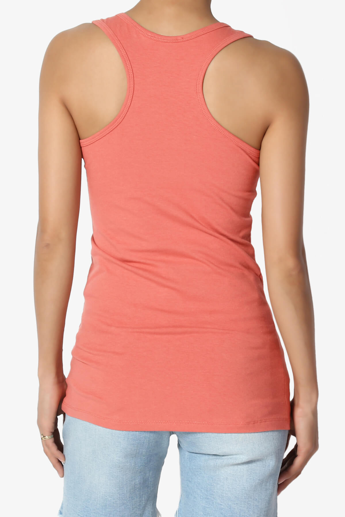 Marnie Racerback Tank Top CORAL_2