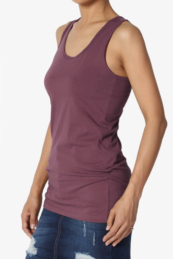 Marnie Racerback Tank Top DUSTY PLUM_3