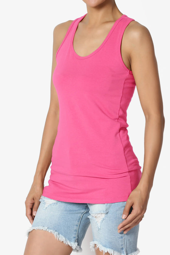Marnie Racerback Tank Top FUCHSIA_3