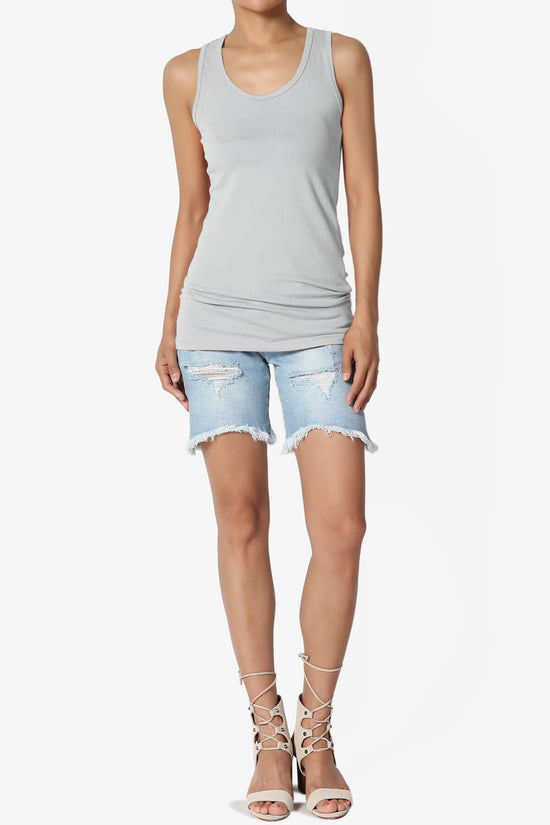 Marnie Racerback Tank Top LIGHT GREY_6