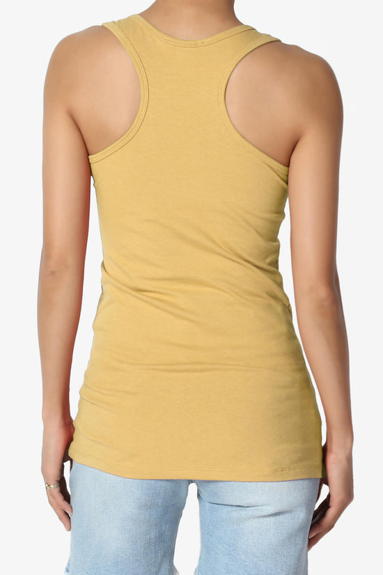 Marnie Racerback Tank Top LIGHT MUSTARD_2