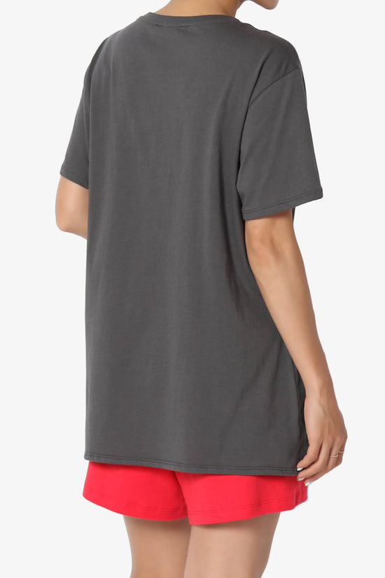 Mayra O Neck Cotton Boyfriend Tee ASH GREY_4