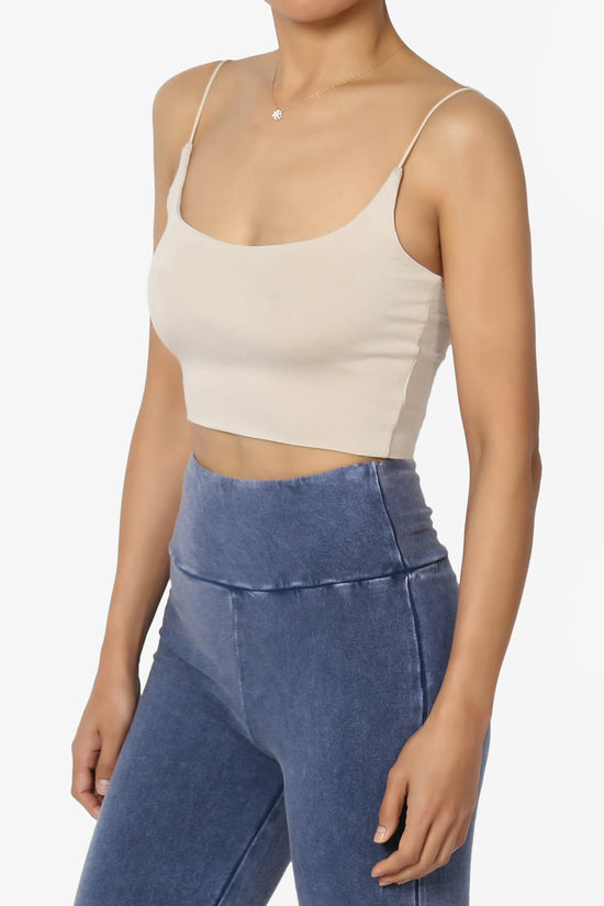 Milina Double Layered Jersey Brami BEIGE_3