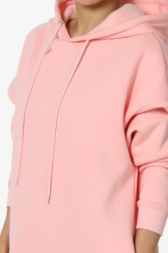 Parigi Fleece Oversized Tunic Sweatshits LIGHT PINK_5