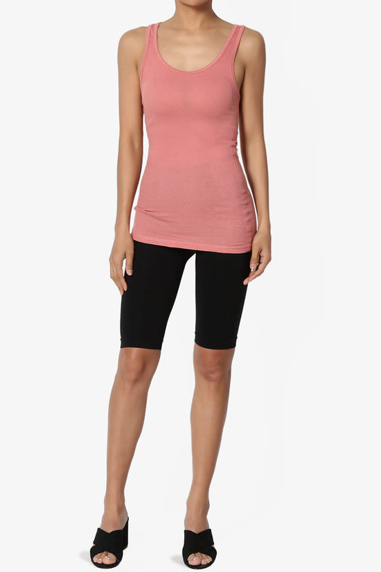 Roxie Racerback Ribbed Tank Top ASH ROSE_6