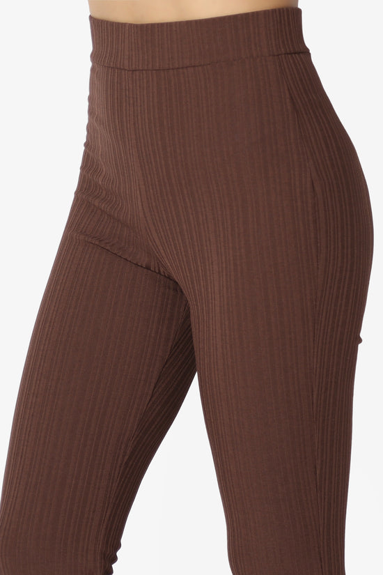 Lotto Rib High Rise Flared Pants