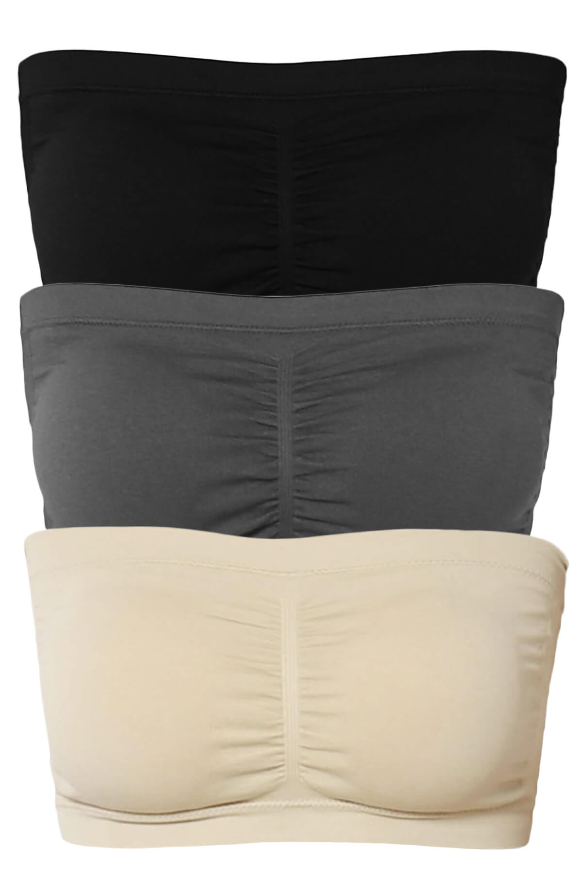 Candid Removable Pad Bandeau Bra Top