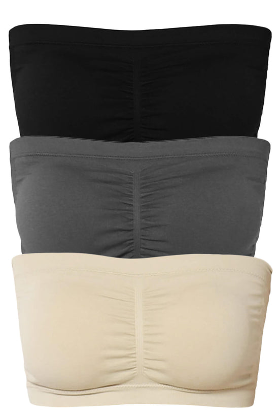 Candid Removable Pad Bandeau Bra Top