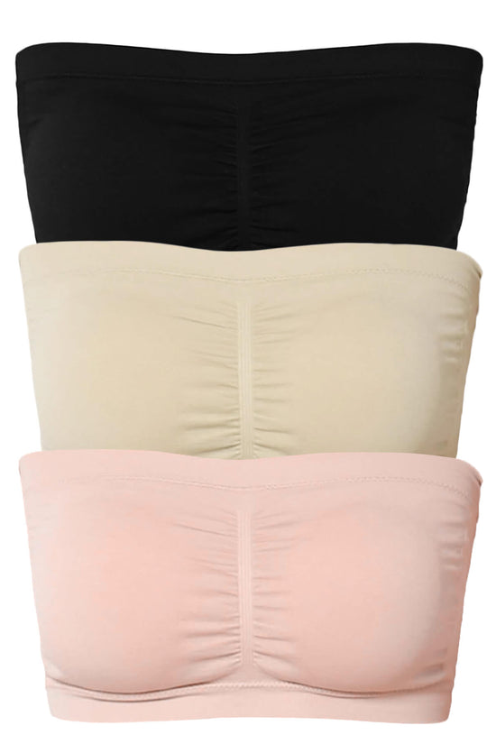 Candid Removable Pad Bandeau Bra Top