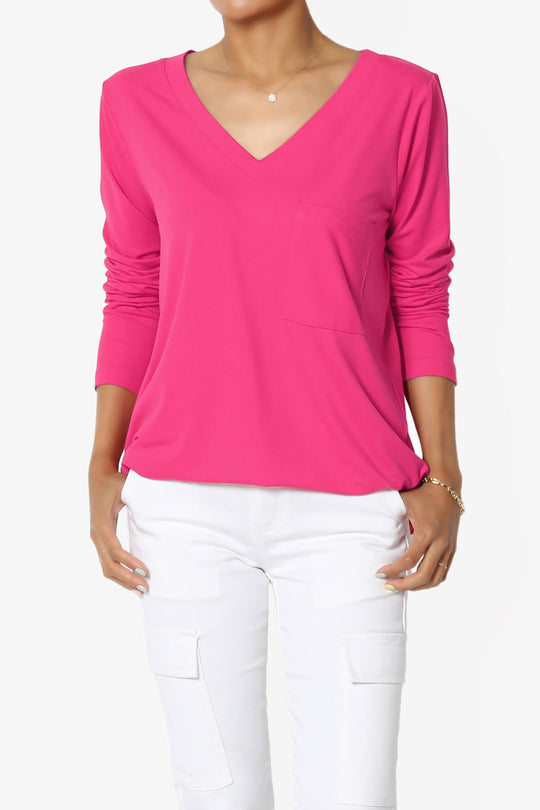 Susan Ultra Soft Chest Pocket Loose Fit T-Shirt