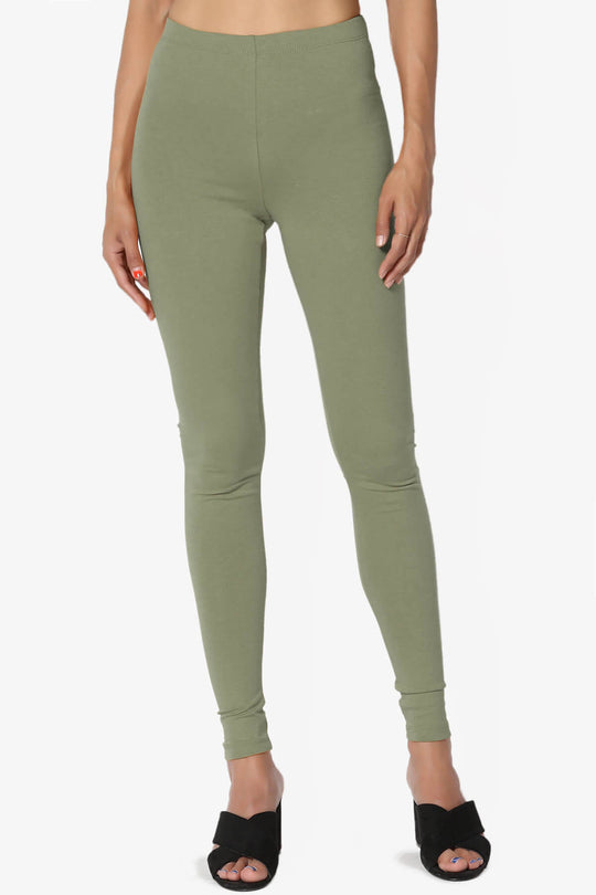 Thalia Cotton Jersey Ankle Leggings