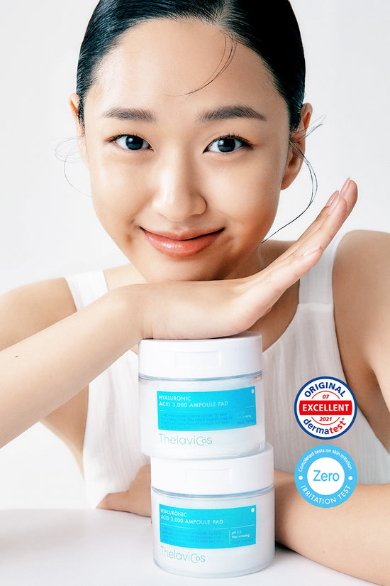Thelavicos Hyaluronic Acid 3,000 Ampoule Pad 155ml/70pads