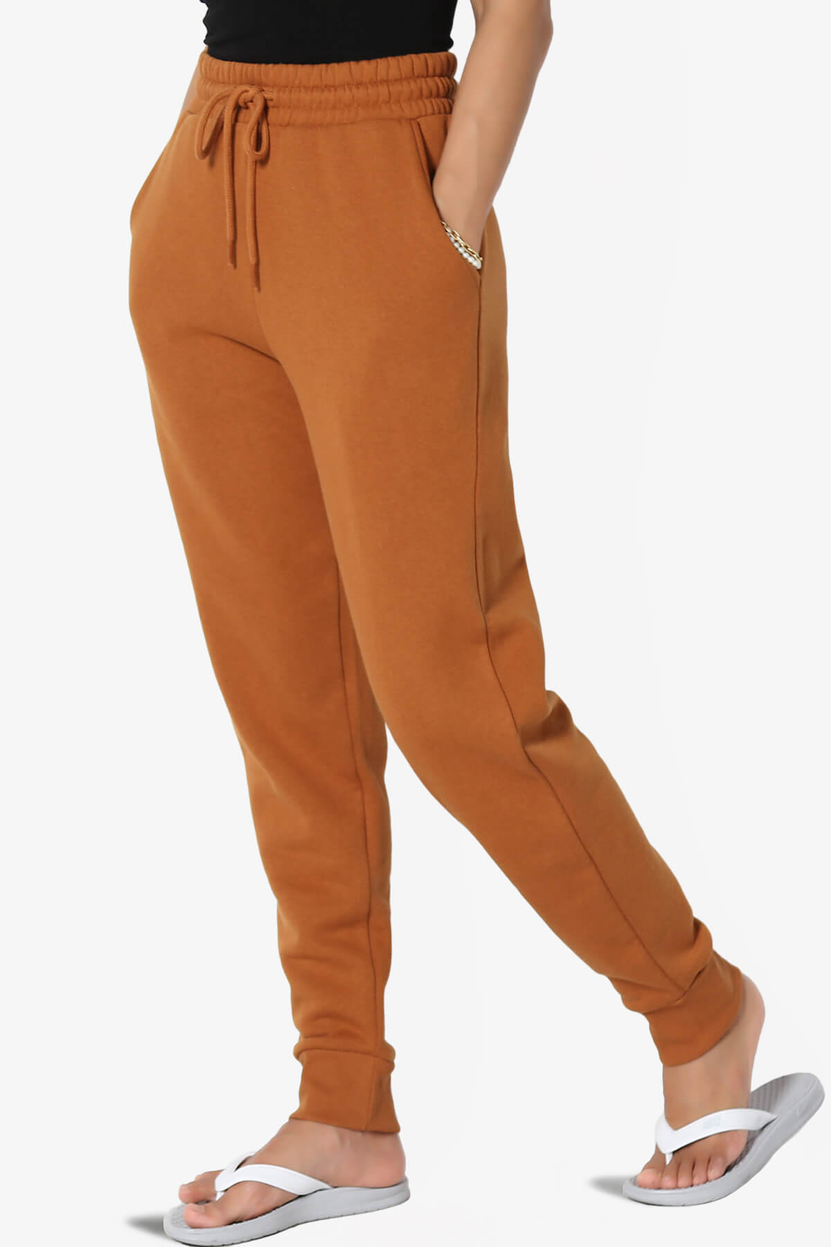 Tove Drawstring Jogger Sweatpants ALMOND_3