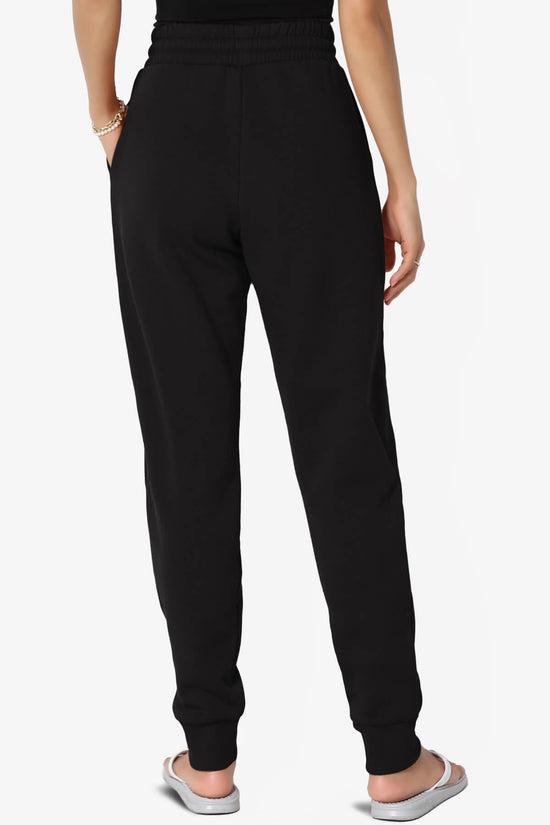 Tove Drawstring Jogger Sweatpants BLACK_2