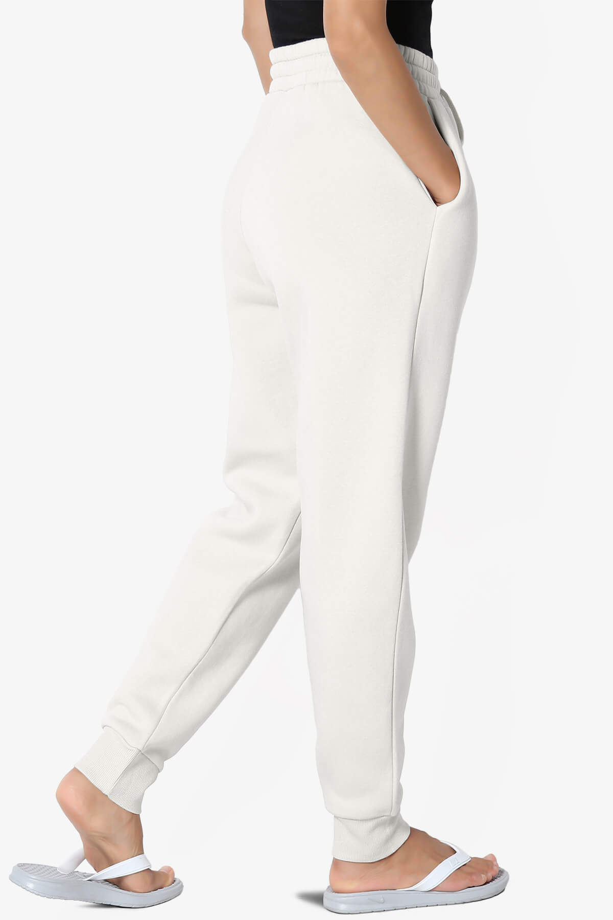 Tove Drawstring Jogger Sweatpants BONE_4