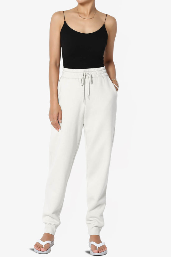 Tove Drawstring Jogger Sweatpants BONE_6