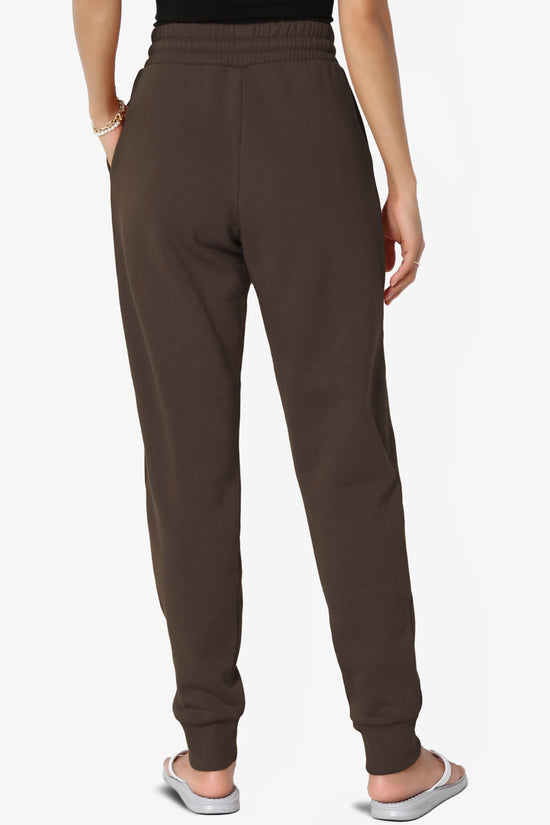 Tove Drawstring Jogger Sweatpants BROWN_2