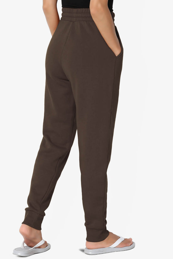 Tove Drawstring Jogger Sweatpants BROWN_4