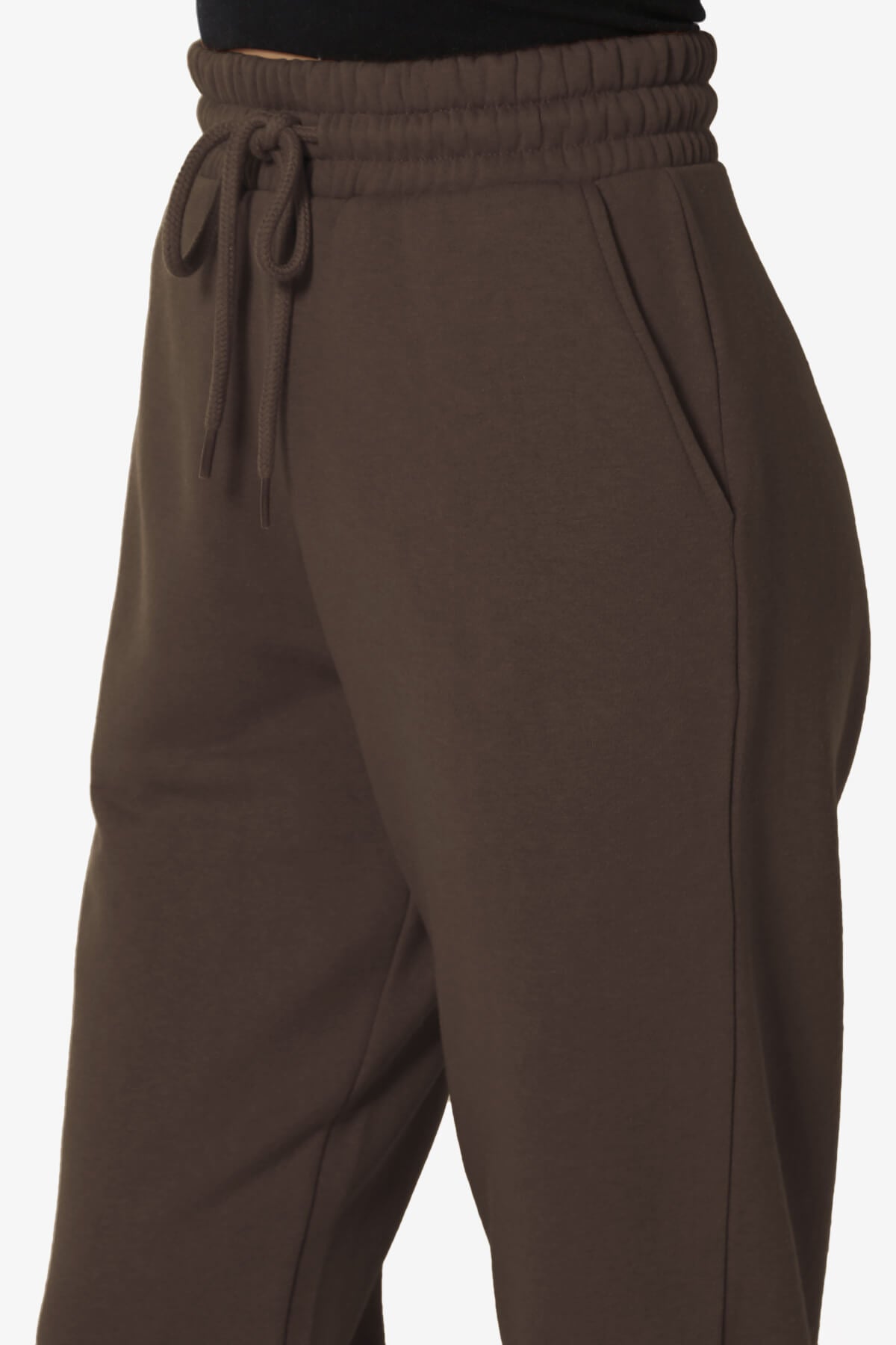 Tove Drawstring Jogger Sweatpants BROWN_5